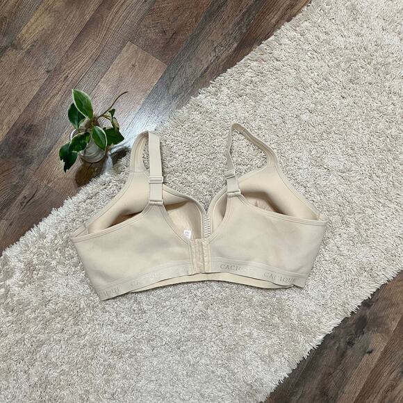 Cacique Lane Bryant Size 46D Beige Lightly Lined No Wire Bra - Picture 3 of 6